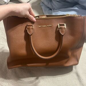 Michael Kors Tan Leather Satchel